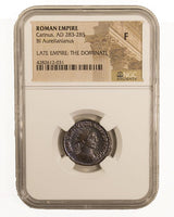 CARINUS(BILLON-ANT)NGC(F) Roman Billon ANT of Carinus (CE283-285)NGC(F)