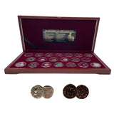 CENTURY20CNBOX-G Coins from 20 Centuries Box (Twenty-Coin Boxed Set)