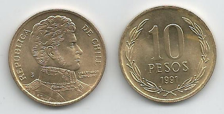 Chile KM228.2(U) 10 Pesos