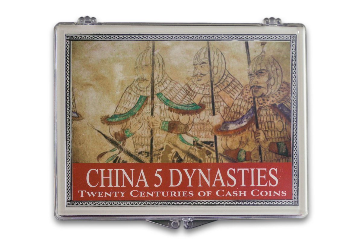 China 5 Dynasties: Twenty Centuries of Cash Coins (Clear Box)