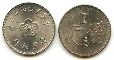 Taiwan KM536(U) 1 Yuan - Taiwan