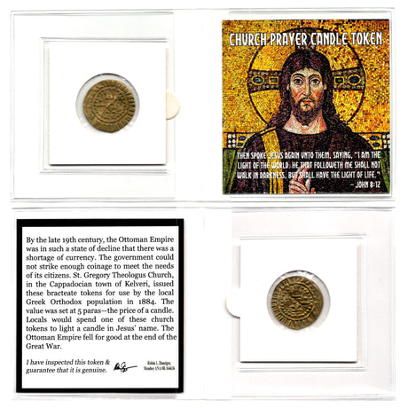 CHURCHTOKENMINI Church Prayer Candle Token (Mini Album)