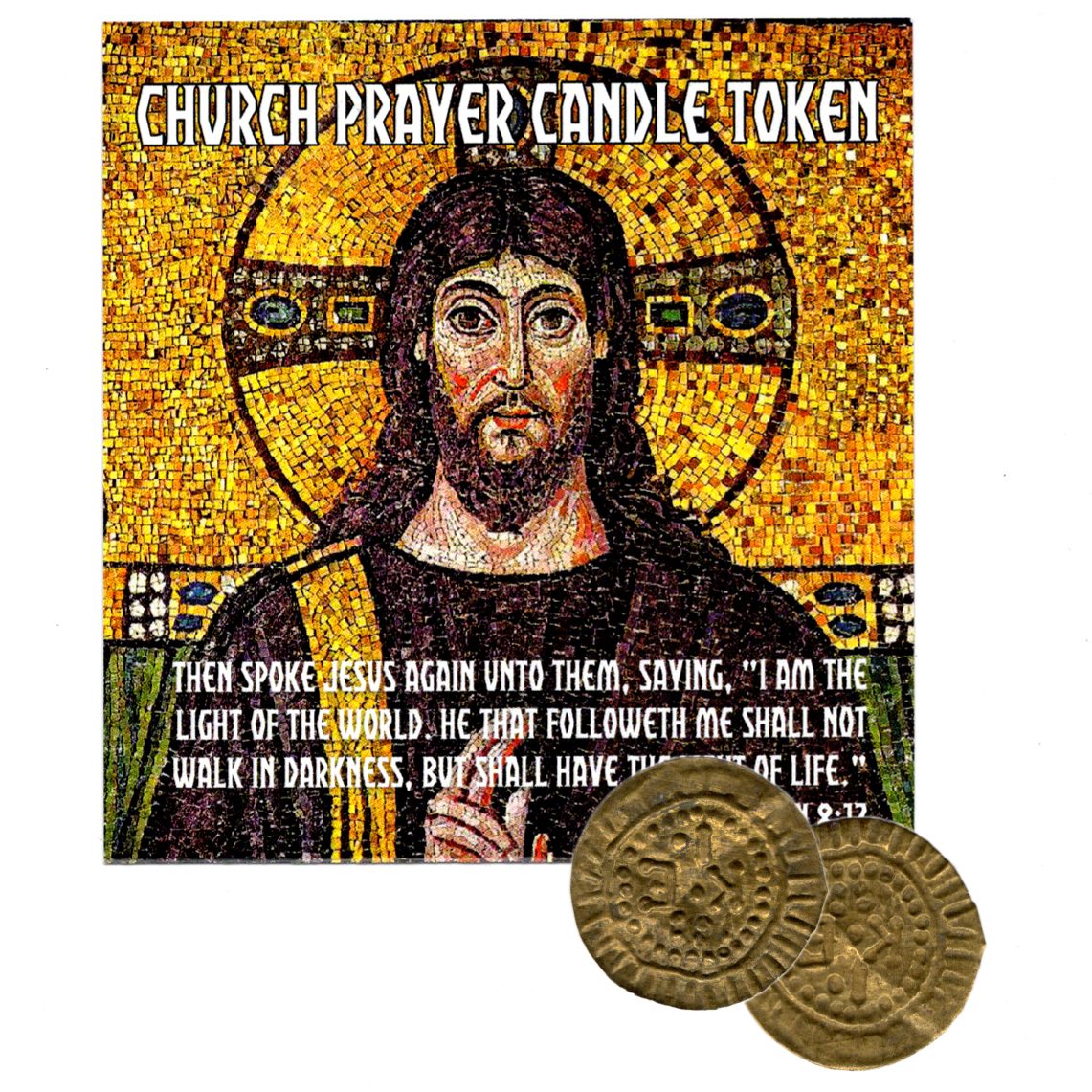 CHURCHTOKENMINI Church Prayer Candle Token (Mini Album)