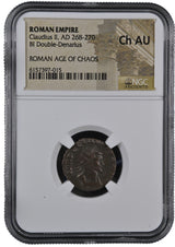 CLAUDIUS2ND(ANT)NGC(CH-AU) Roman AE of Claudius II Gothicus (AD 268-270) NGC(CH-AU)