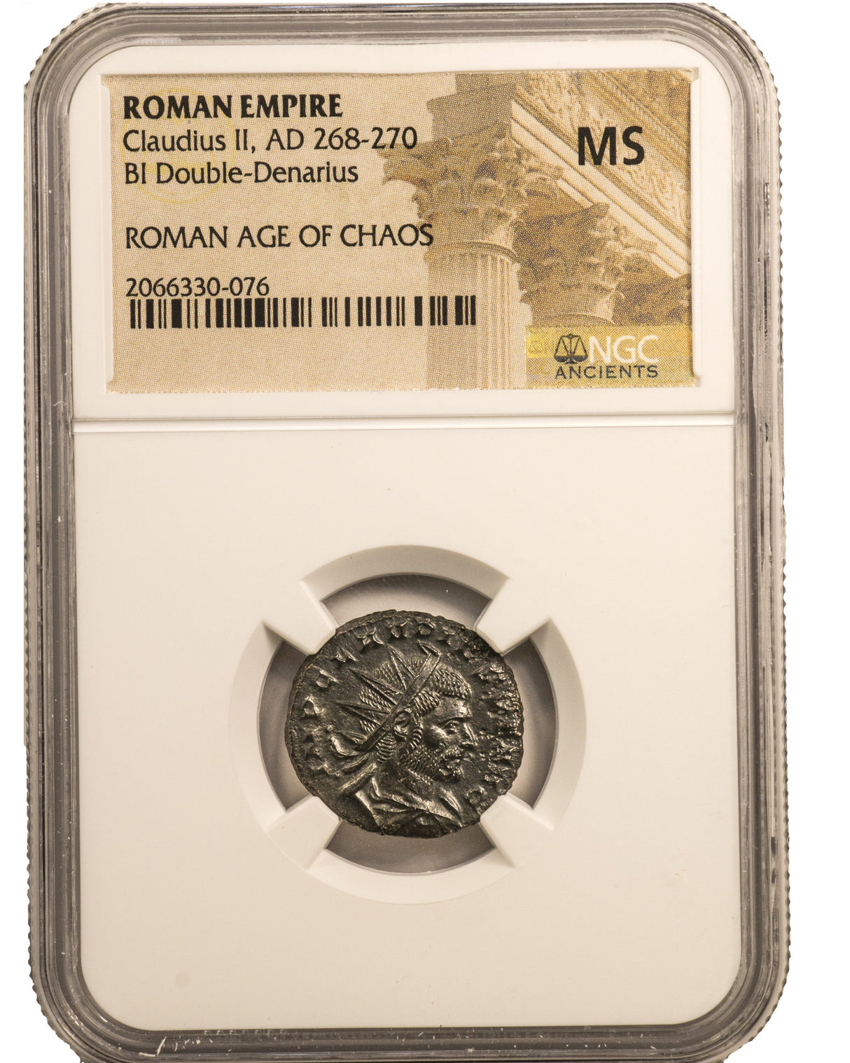 CLAUDIUS2ND(ANT)NGC(MS) Roman AE of Claudius II Gothicus (AD 268-270) NGC(MS)