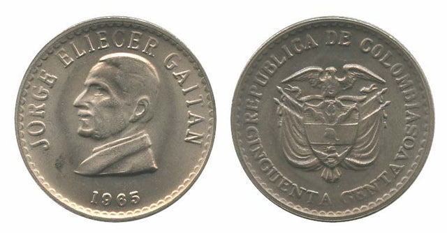 Colombia KM225(U) 50 Centavos