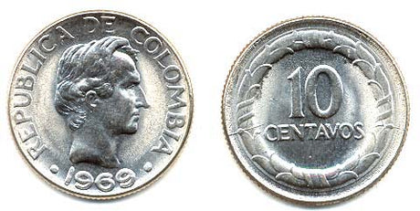 Colombia KM236(U) 10 Cents