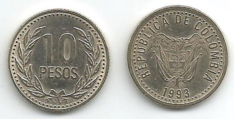 Colombia KM281.1(U) 10 Pesos