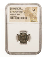 Constangall(Ae2;3)Ngc(Vf) Roman Ae Of Constantius Gallus (Ad 351-354) Ngc(Vf)