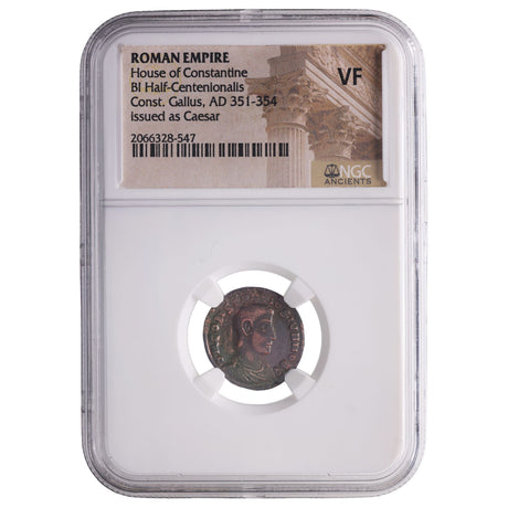 Constantius Gallus Roman AE (AD 351-354) NGC