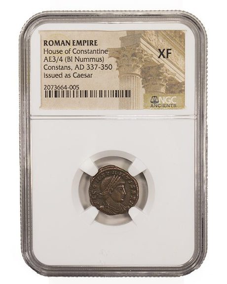 Constans Roman AE3;4 (AD 221-350) NGC