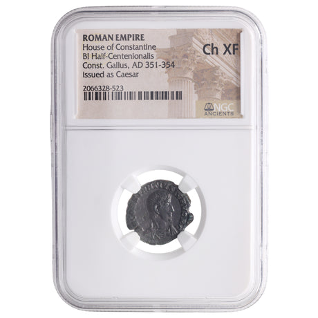 Constantius Gallus Roman AE (AD 351-354) NGC