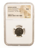 Constgrt(Ae3;4)Ngc(Au) Roman Ae Of Constantine I, The Great (Ad 272-337) Ngc(Au)