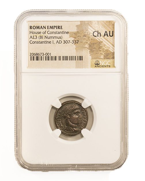 Constgrt(Ae3;4)Ngc(Ch-Au) Roman Ae Of Constantine I, The Great (Ad 272-337) Ngc(Ch-Au)