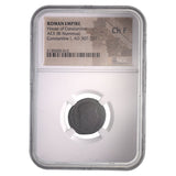 Constgrt(Ae3;4)Ngc(Ch-F) Roman Ae Of Constantine I, The Great (Ad 272-337) Ngc(Ch-F)