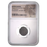 Constgrt(Ae3;4)Ngc(Ch-Xf) Roman Ae Of Constantine I, The Great (Ad 272-337) Ngc(Ch-Xf)