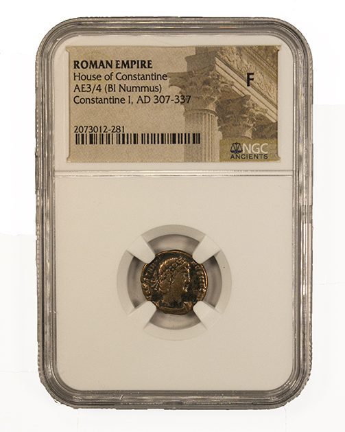 Constgrt(Ae3;4)Ngc(F) Roman Ae Of Constantine I, The Great (Ad 272-337) Ngc(F)