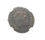 CONSTGRT(SOL)NGC(F) Roman AE of Constantine I, the Great (AD 272-337) Sol Invictus NGC(F)