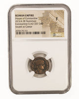 Constine2Nd(Ae3;4)Ngc(F) Roman Ae Of Constantine Ii (Ad 316-340) Ngc(F)