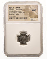 CONSTIUS2ND(AE3)NGC(AU) Roman AE of Constantius II (AD 317-361) NGC(AU)