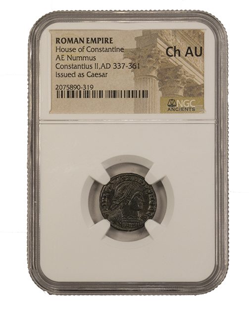 CONSTIUS2ND(AE3)NGC(CH-AU) Roman AE of Constantius II (AD 317-361) NGC(CH-AU)