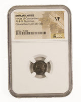 CONSTIUS2ND(AE3)NGC(VF) Roman AE of Constantius II (AD 317-361) NGC(VF)