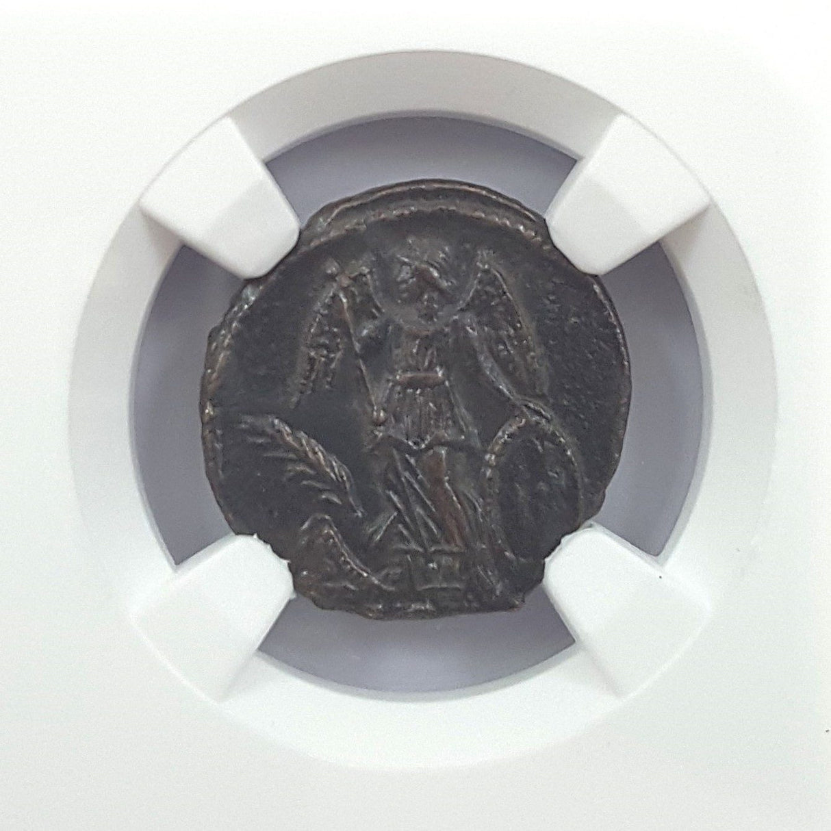 CONSTOPOL(EPFIG)NGC(AU) Roman AE of Constantinopolis (AD 330-346) Epfig Hoard NGC(AU)