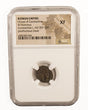 CONSTQUAD(AE4)NGC(XF) Roman AE4 of Constantine I ,Manus Dei (AD 337-340) NGC(XF)