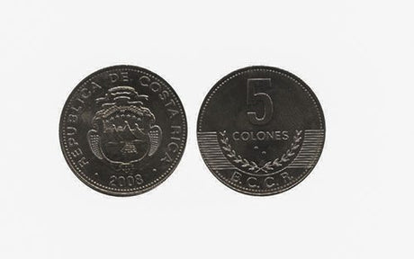 Costa Rica KM227b(U) 5 Colones