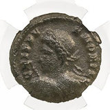 CRISPUS(AE3)-LM-NGC(F) Roman AE3 of Crispus (AD 304-326) NGC-London Mint(F)