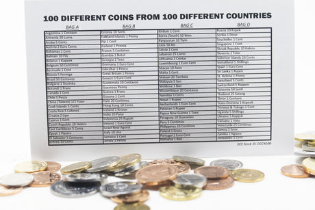 DCCN100(U) 100 coins from 100 different countries