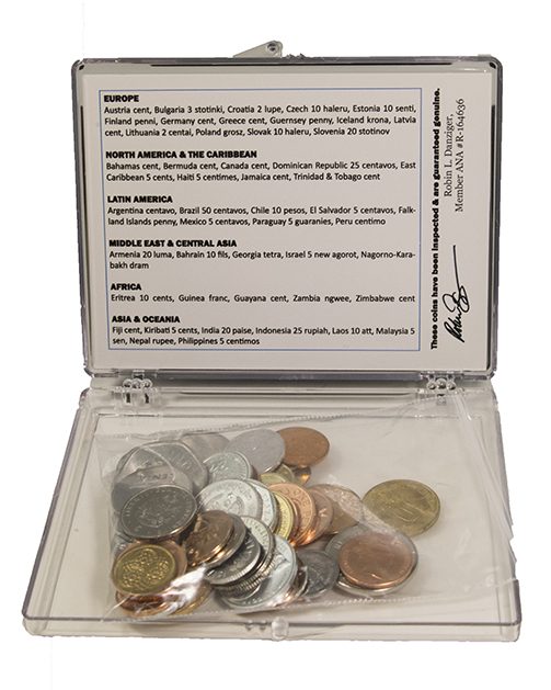 DCCN50-CLRBOX 50 Different Coins from 50 Different Countries (Clear Box)