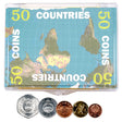 DCCN50-CLRBOX 50 Different Coins from 50 Different Countries (Clear Box)