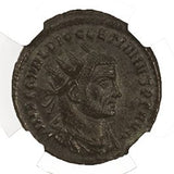 DIOCLETIAN(ANT)NGC(AU) Roman AE Antoninianus of Diocletian (AD284-305) NGC(AU)