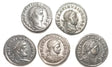 DL2018 Lot of 5 Constantine II (AU) (VOT Types) Silvered