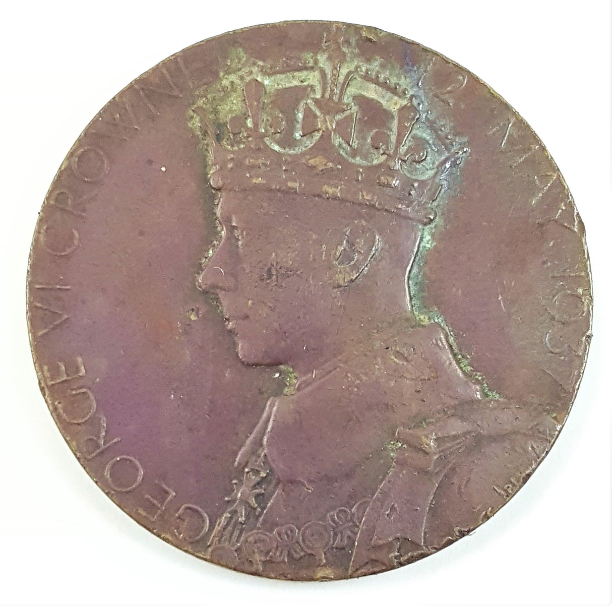 Dl2056 Dealer Lot Of One (1) George Vi Coronation Medal.(Vf)