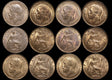 DL321 Great Britain, George V (1910-1936), Bronze Farthings (6), a lot of (6) coins