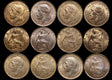 DL324 Great Britain, George V (1910-1936), Bronze Farthings (6), a lot of (6) coins