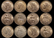 DL326 Great Britain, George V (1910-1936), Bronze Farthings (6), a lot of (6) coins