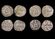 DL819 British India, Princely States, Bundi, Silver Rupee, dated 1922-1932 CE, reads GEORGE V EMPEROR, KM18.2, EF, a lot of (4) coins