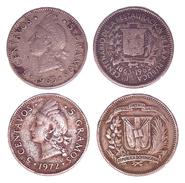 Dominican Rep. KM18-26(VG-F) 5 Centavos