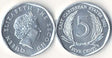 East Caribbean KM36(U) 5 Cents - St Kitts