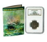 Admiral Gardner (1808) Shipwreck Treasure 10 Cash NGC (Clear Box)