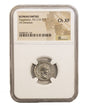 ELAGABALUS(AR)NGC(CH-XF) Roman Silver Denarius of Elagabalus (AD 218-222) NGC(CH-XF)