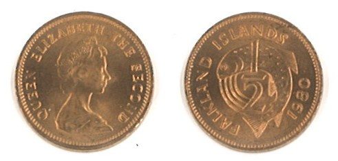 Falkland Islands KM1(U) 1/2 Penny