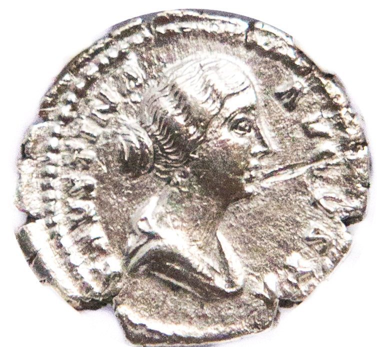 FAUSTINAJR(AR)NGC(XF) Faustina JR Silver Antoninianus NGC Certified Slab(XF)