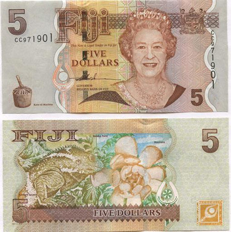 Fiji P110(U) 5 Dollars