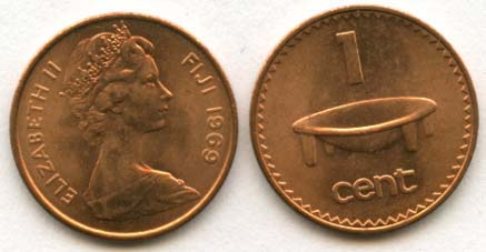 Fiji KM27(U) 1 Cent