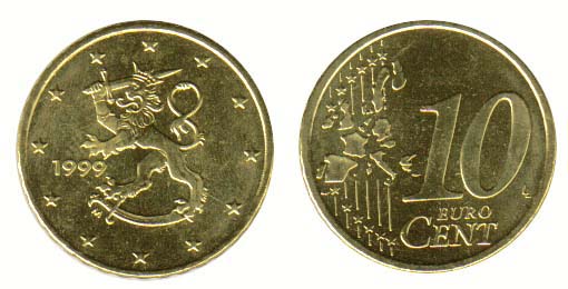 Finland KM101(U) 10 Finl. Cents