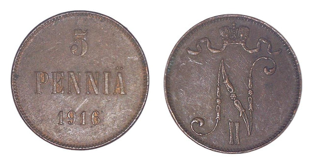 Finland KM15(VF) 5 Pennia